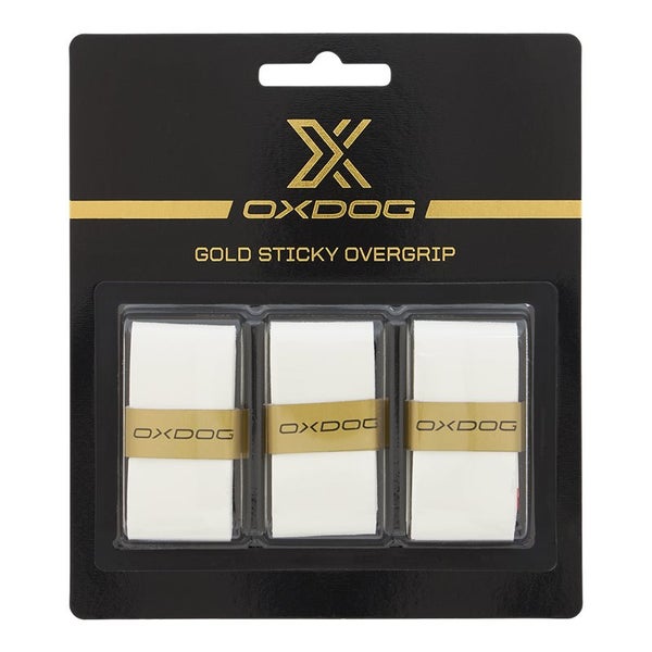 Oxdog Padel Gold Sticky Overgrip 3 kpl-  Grippi (26) Valkoinen